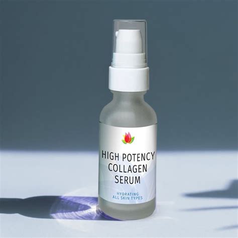 Our High Potency Collagen Serum Helps Increase Skins Moisture Level