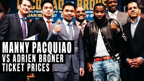 Buy boxing manny pacquiao event tickets at ticketmaster.com. Manny Pacquiao vs Adrien Broner ticket prices & sale date ...