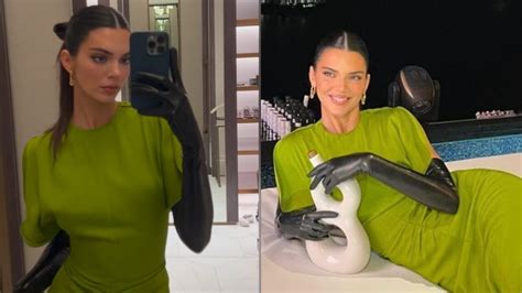 Kendall Jenner Is Obsessed Over Mirror Selfies Sipping Tequila