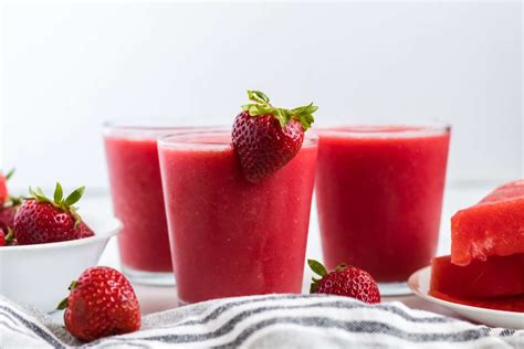 Strawberry Watermelon Smoothie Recipe Build Your Bite