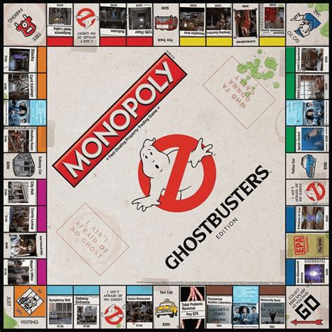 Monopoly Ghostbusters Edition Board Games Ages 8