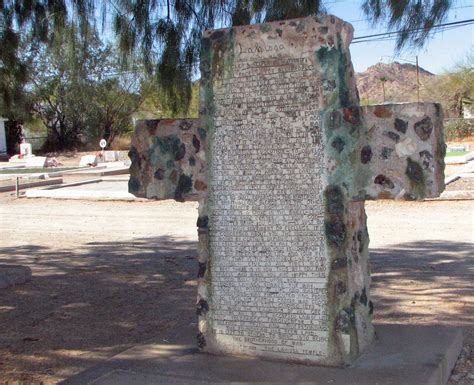 Unusual Grave Marker for an Ajo Teacher - Arizona Oddities