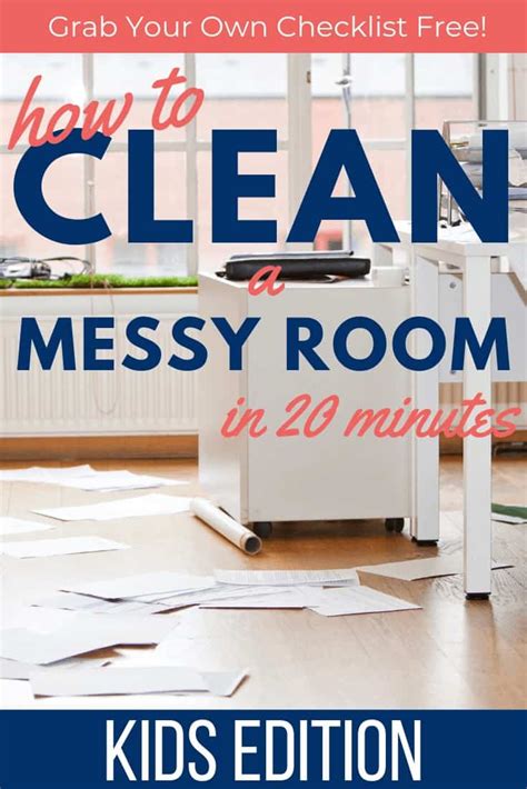 How To Clean A Messy Room In 20 Minutes Kids Edition