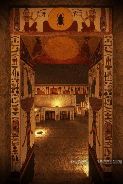 qv66 is the tomb of nefertari the great wife of pharaoh ramesses ii in egypt s valley of the