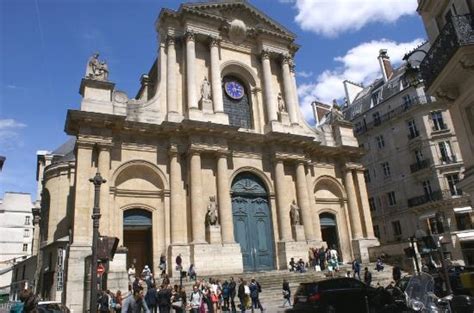 Eglise Saint Roch Façade Baroque Photo De Rue Saint Honoré Paris