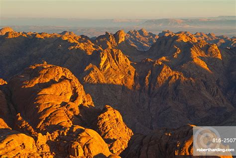 View Over The Sinai Desert Stock Photo