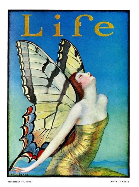 Life September 1923 Cover Art By W T Benda Life