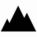 Svg Mountain Icon Noun Project Commons Plik