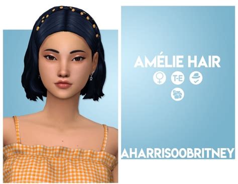 Amélie Hair At Aharris00britney Sims 4 Updates
