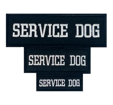 Service Dog Patch Dog Tag Patch Velcro Patches Therapy Dog Tags Do Not Pet Patch Dog Tag Patch 