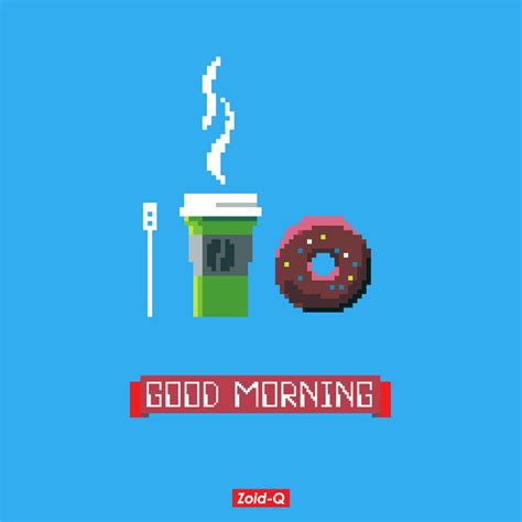 Pixel Art Good Morning By Zoid Q On Deviantart