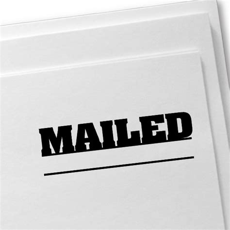 Mailed With Space Rubber Stamp Simply Stamps