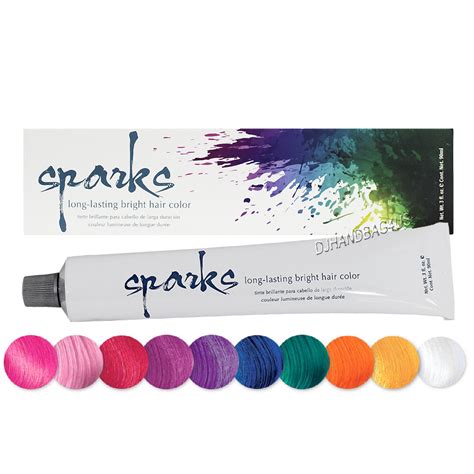 Sparks Long Lasting Bright Hair Color Dye Semi Permanent