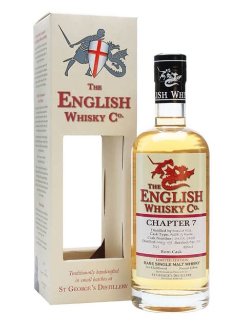 English Whisky Co Chapter 7 Rum Finish English Single Malt Whisky