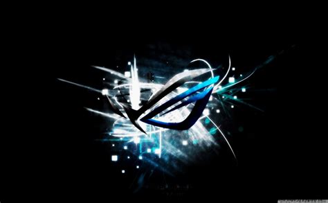 Asus Rog Gamers Blue Logo Wallpaper High Definitions Wallpapers
