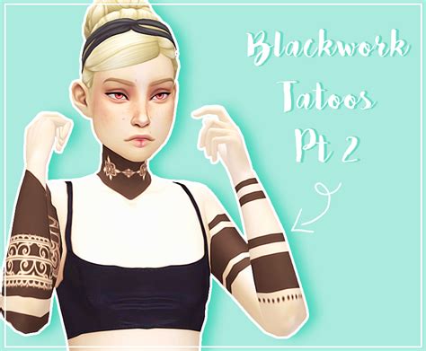 Sims 4 Ccs The Best Tattoos By Toska