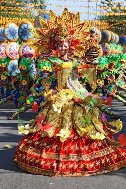 Dress With Mask Sinulog Festival Sinulog Festival Cebu Fiestas