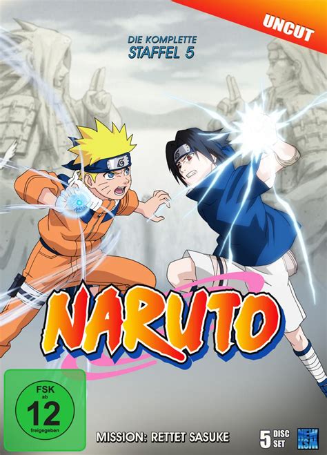 Naruto Staffel 5 Mission Rettet Sasuke Episoden 107 135 Uncut