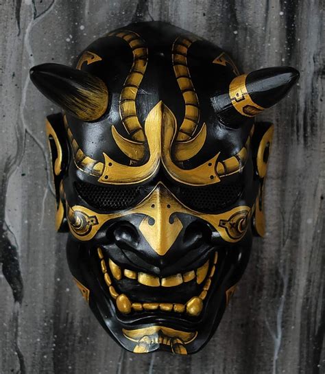 Hannya Kabuki Demon Warrior Samurai Mask Fully Wearable Uk