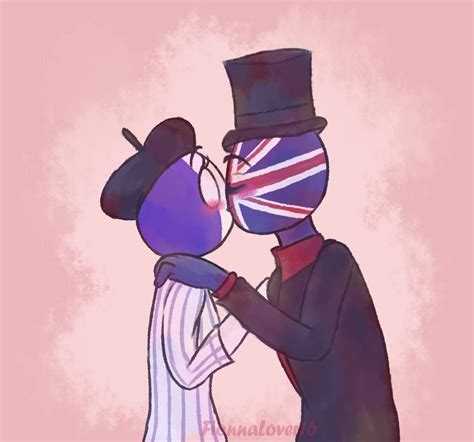 Countryhumans Uk X France Extra2 By Fionnalover16 On Deviantart Country Art France Cool