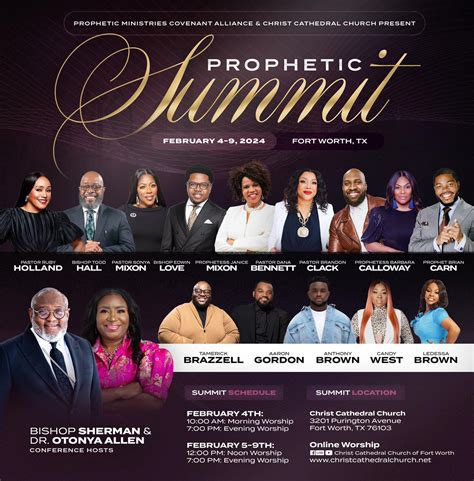 The Prophetic Summit 2024 (Fort Worth, TX) | Brian Carn Ministries