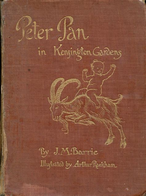 Peter Pan Arthur Rackham 1907 Cover Wiki Flickr
