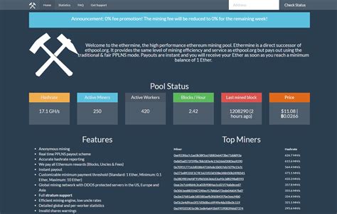 Minerstat® offers a complete stack of solutions for crypto mining professionals. Ethermine Ethereum mining pool - Crypto Mining Blog