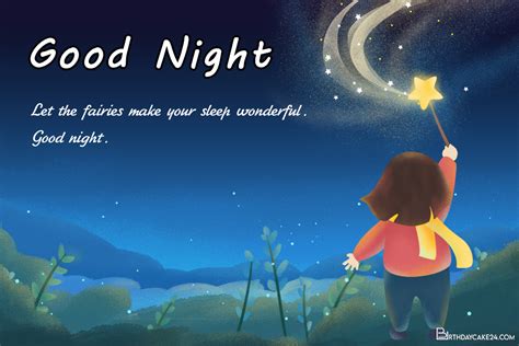 Good Night Lovely Greeting Card