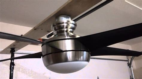 Old ceiling fan dating your room's look? 52" Hampton Bay Windward IV Ceiling Fan - YouTube
