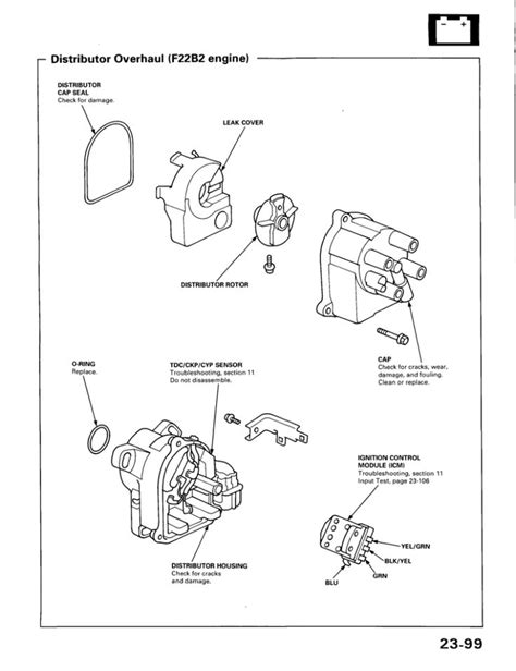 Honda Accord 2001 Engine Diagram