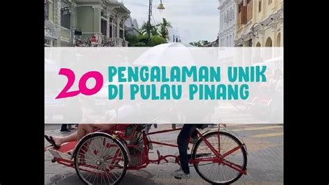 Senarai pakej ealy bird dan promosi buffet ramadhan penang 2021 bagi 10 restoran hotel sedia pelbagai menu juadah berbuka puasa pulau pinang. Pengalaman Unik di Pulau Pinang - YouTube