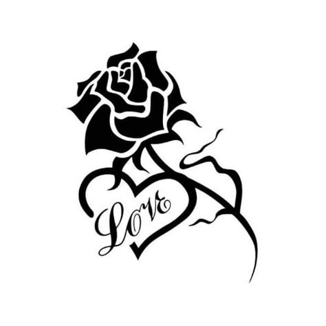 La saint valentin est la fête de tous les amoureux, les grands comme les petits. Black rose love temporary tattoo