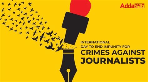 International Day To End Impunity For Crimes Against Journalists 2 November