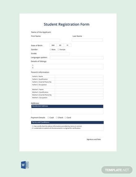 Free Css Templates For Registration Form Of Simple Student Registration