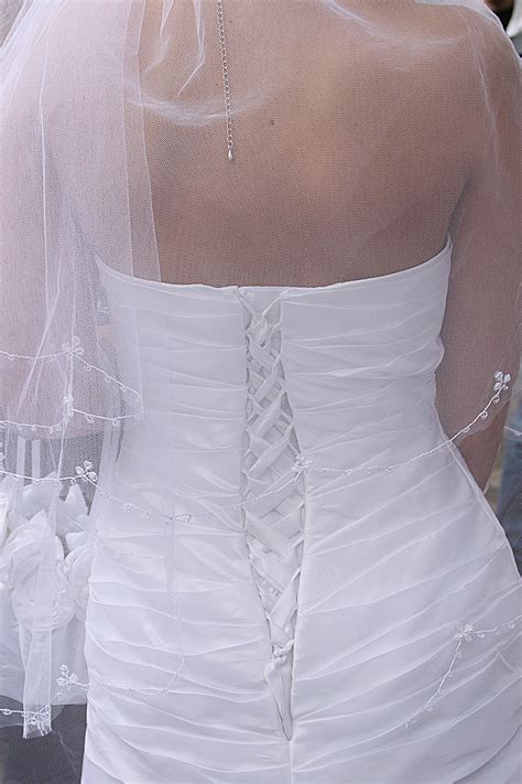 Free Images Woman White Female Pattern Lace Wedding Dress Bride Material Textile Gown