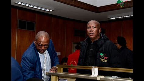 Julius Malema Court Trial East London Magistrate Court Live Youtube