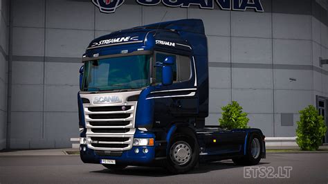 Scania Streamline Rjl Blue Ocean Metallic Skin Ets 2 Mods
