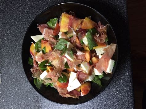 This post gives you a ton of variety to choose from both north indian & south indian. Peach, Prosciutto, Mozzarella salad. Perfect for rainy day:) | Mozzarella salad, Meals, Prosciutto