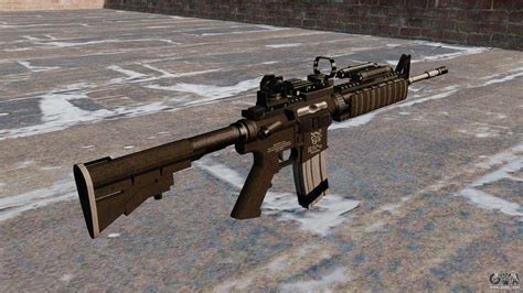 Automatic Carbine M4 Red Dot Black Edition For Gta 4