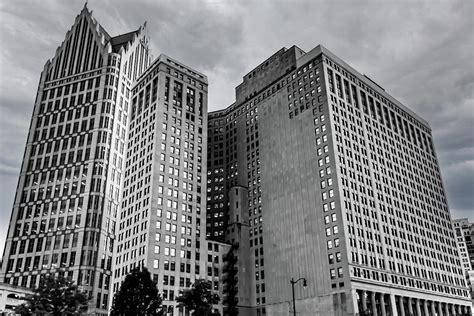 Detroit Skyscrapers Photograph By John Vial Fine Art America