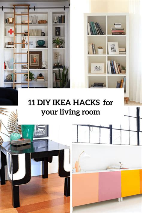Ikea bookcases small room design white living room decor room design. 11 Practical And Chic DIY IKEA Hacks For Living Rooms - Shelterness