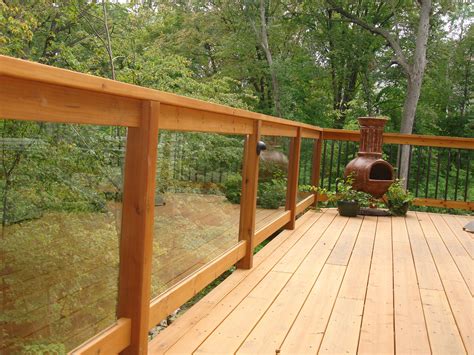 A Leading Minnesota Deck Builder Railings Outdoor Glass Railing Deck Deck Designs Backyard