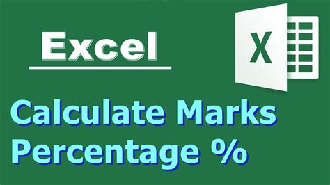 Marks are very important in a student's life as it is the key to a successful future. Calculate Percentage and Marks in Excel - YouTube