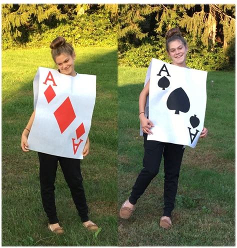 Easy Playing Card Costume Fairfield World Craft Projects Card