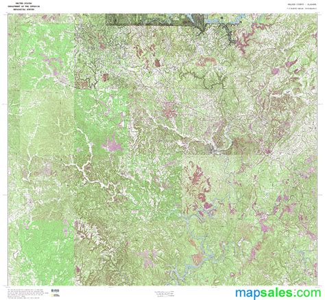 Walker County Al Topo Wall Map By Marketmaps
