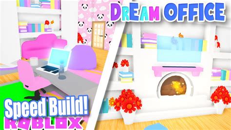Dream Home Office 💻 Speed Build In Adopt Me Roblox Youtube