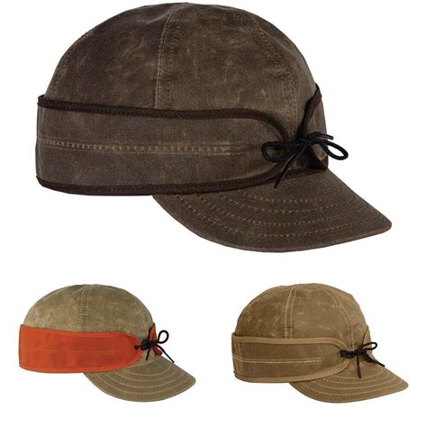 Stormy Kromer Mens The Insulated Waxed Cotton Cap Various Sizes And