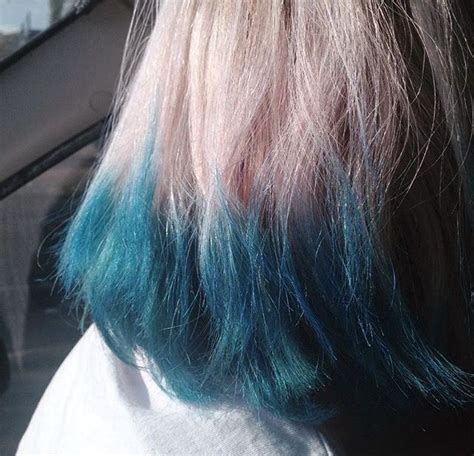 vibrant locks hair colour hair dye bright aesthetic grunge pastel blue