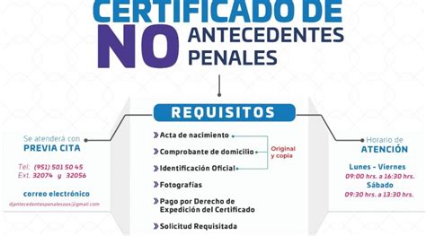 Antecedentes No Penales Oaxaca Fioricet