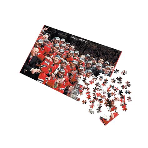 Chicago Blackhawks 2015 Stanley Cup Once More Front Page Jigsaw